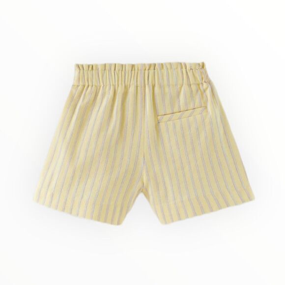ZARA Kids | Yellow | STRIPED SHORTS - Picture 3 of 6